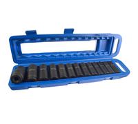 Prese metriche a percussione profonde 1/2" 13 pezzi 12 lati 13 mm - 32 mm di ...