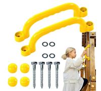 Prese Per Arrampicata Su Roccia - Sbarre Per Scimmie 25x7,5 Cm, Struttura Per Arrampicata Per Bambini Al Coperto, Impugnatura Per Casetta Da Gioco 2 Pezzi | Manubrio Antiruggine Forniture Riutilizzabi