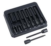 Prese per punte a percussione extra lunghe maschio M5 - M14 110 mm set da 7 p...