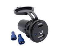 Prese USB doppia USB diverse varianti IP65 per sistemi 12-24V