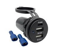 Prese USB doppia USB diverse varianti IP65 per sistemi 12-24V