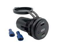 Prese USB doppia USB diverse varianti IP65 per sistemi 12-24V