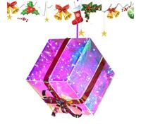 Present Boxes Decorations, LED Present Box, Light Present Box, Christmas Lighted Present Boxes, 10 cm/15 cm/20 cm Christmas Tree Ornaments, Beautiful Christmas Tree Light up Decorations for Holidays