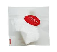 PRESENT-MORE - Cuffia Doccia Monouso 250 Pezzi - Linea Touch - Cuffia Doccia in Polietilene con Elastico - Packaging Ecologico in Bustina di Plastica Riciclata - Ideale per Hotel e B&B