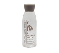 PRESENT-MORE - Doccia Shampoo 30ml Flower - Confezione da 250 Pezzi - Shampoo Doccia Monodose Senza Allergeni - Fragranza Tè Verde - Ideale per Hotel e B&B
