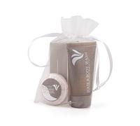 PRESENT-MORE - Set Cortesia 15 Ospiti Beauty Thermal | Fragranza Arancia e Cannella - Shampoo Doccia, Sapone e Cuffia - Made in Italy - Per Hotel e B&B