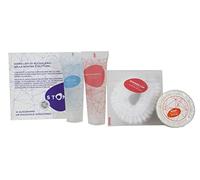 PRESENT-MORE - Set Cortesia 35 Ospiti Stone - Fragranza Relaxing - Contiene: Shampoo, Gel Doccia, Sapone e Cuffia - Per Hotel e B&B