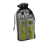 PRESENT-MORE - Set Cortesia 5 Ospiti Beauty Oil - Fragranza Tahitian - Contiene: Shampoo Doccia e Crema Corpo - Made in Italy - Per Hotel e B&B