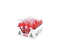 Present Semplice Set di 16 Palline Uni Diametro 3 cm Rosso