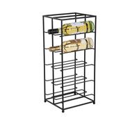 PRESENT TIME DUAL FLOOR PORTABOTTIGLIE METAL NERO OPACO