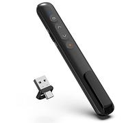 Presentatore con puntatore laser, puntatore di controllo remoto di presentazione PowerPoint per presentazioni, Newenmo USB C&USB A 2 in 1 puntatore laser di presentazion