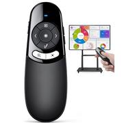 Presentatore digitale USB C senza fili 2.4 GHz PowerPoint Pointer per presentazioni con Spotlight/lente d'ingrandimento/puntatore digitale per Windows 8/10/Mac SO 11.12/LCD/LED