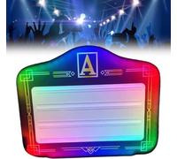 Presentatore per Bottiglie a Lettere LED con Lettere Intercambiabili, Insegna di Servizio in Acrilico per VIP, Club, Bar & Decorazioni per Feste - Ricaricabile USB-C, Display Luminoso Multicolore