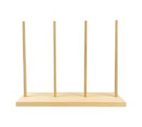 Presentazione del nastro regalo, organizer in legno per bobine da cucito e