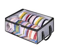 Presentazione per contenitori per cappelli - Cappelli per la borsa, borsa sotto il letto | Custodia piegabile per l'organizzatore di cappelli con 2 manici robusti, porta bandiera trasparente
