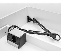 Presente D'Ingresso R-Dock Con Guida Cavo Wing USB A/C Scaffale Cucina Ufficio