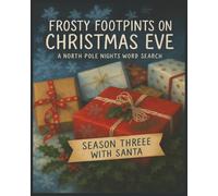 Presenting Huge Word Search Books for Adults Frosty Footprints On Christmas Eve: Season Three With Santa: Full Page And Large Print Wordfind For Easy Reading