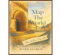 Presenting Huge Word Search Books for Adults Map The World Edition Road Trip 10: Full Page Word Puzzle Large Print Word Find For Easy Reading