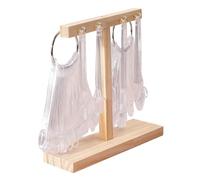 Présentoir À Ongles - Support Bois Forme T 19,8cm | Rangement Gain De Place , Rangeoire Bâtonnets Couleur Pour Pratique Polissage Maison Salon Femmes Filles