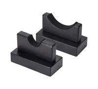 Présentoir de Batte de Baseball - Support de Batte en Bois | 1 Paire d’Organisateurs Stables | Support Multifonctionnel Peu Encombrant, Doublure Douce, Rangement Équipement Sportif, Présentation Colle