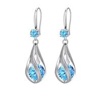 Presenza ritardata Gioielli Argento Rifiuto Orecchini Set per Le Donne Zirconia Cubica Dangle Orecchini Eleganti Matrimoni Formale Casual Usura Versatile, lega, Secondary Stone
