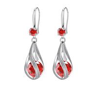 Presenza ritardata Gioielli Argento Rifiuto Orecchini Set per Le Donne Zirconia Cubica Dangle Orecchini Eleganti Matrimoni Formale Casual Usura Versatile, lega, Secondary Stone