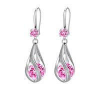 Presenza ritardata Gioielli Argento Rifiuto Orecchini Set per Le Donne Zirconia Cubica Dangle Orecchini Eleganti Matrimoni Formale Casual Usura Versatile, lega, Secondary Stone