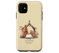 Presepe Boho Gioia al mondo Natale Custodia per iPhone 11
