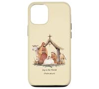 Presepe Boho Gioia al mondo Natale Custodia per iPhone 12/12 Pro