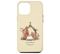 Presepe Boho Gioia al mondo Natale Custodia per iPhone 12 Pro Max