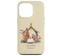 Presepe Boho Gioia al mondo Natale Custodia per iPhone 13 Pro