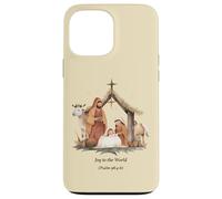 Presepe Boho Gioia al mondo Natale Custodia per iPhone 13 Pro Max