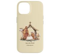 Presepe Boho Gioia al mondo Natale Custodia per iPhone 14