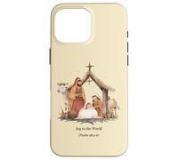 Presepe Boho Gioia al mondo Natale Custodia per iPhone 16 Pro Max