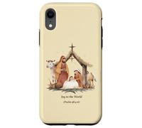 Presepe Boho Gioia al mondo Natale Custodia per iPhone XR