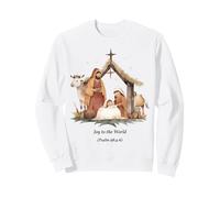 Presepe Boho Gioia al Mondo Natale Felpa