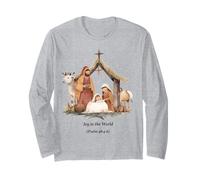 Presepe Boho Gioia al Mondo Natale Maglia a Manica