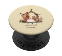 Presepe Boho Gioia al mondo Natale PopSockets PopGrip Adesivo