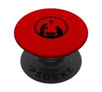 Presepe Boho Il primo Natale Noel PopSockets PopGrip Adesivo
