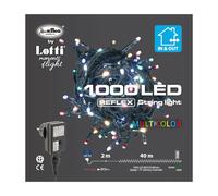 Catena lineare TL-C 1000 LED MULTICOLOR ø5mm Reflex Dim.2+40 M Luci Natale [EEK: Conforme]