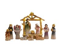 Presepe di Natale | Statue Di Resina della Nascita Di Gesù | Certo, per Tovaglia E Celebrazione Del Ringraziamento
