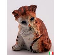 Presepe Gatto sdraiato in Terracotta cm. 3,5