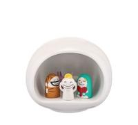 Presepe in porcellana bianco 5 pezzi , Design LPWK e Massimo Giacon per ALESSI