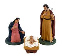 Presepe in terracotta, statuine siciliane, presepe Natività in Ceramica di Caltagirone Fatte a Mano