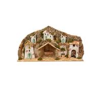 Presepe Napoletano Con Mulino E Fontana E Luci