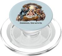 Presepe Natale Emmanuel, Dio con noi Natale PopSockets PopGrip per MagSafe