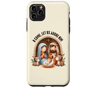 Presepe O Come, Let Us Adore Him Boho Christmas Custodia per iPhone 11 Pro Max