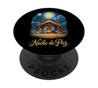 Presepe portoricano Noche de Paz Christian PopSockets PopGrip Adesivo
