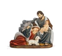 Presepe Sacra Famiglia natività Natale resina decoro addobbo idea regalo