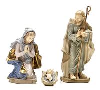 Presepe Set Natività 25,5 cm 3 Soggetti in Porcellana Nàvel